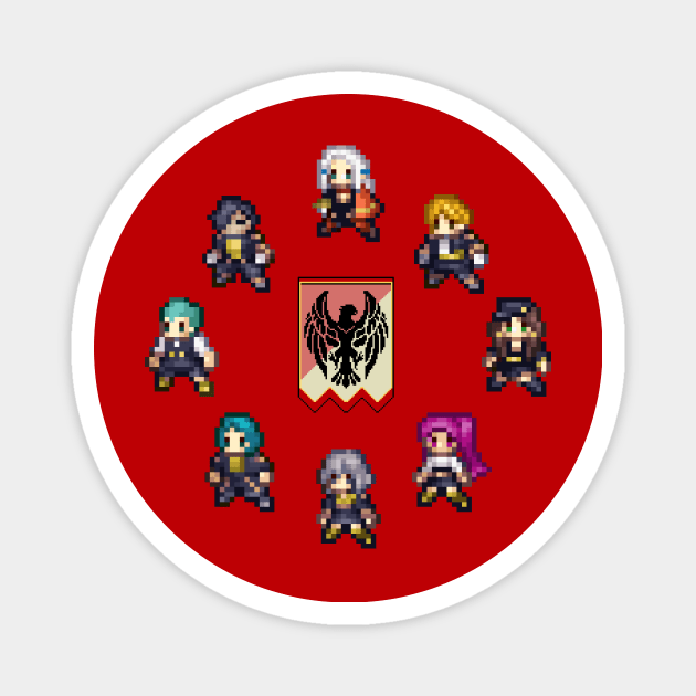 Black Eagles 8 bits Magnet by urufangu